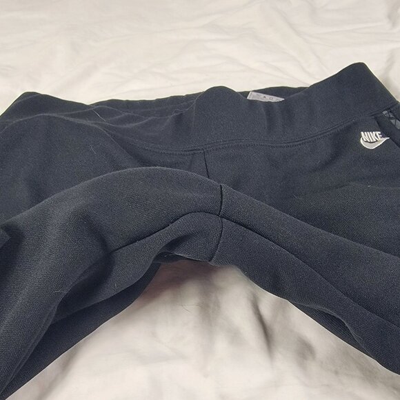 Nike Womens Small Black Wide Legs Workout Jogging Pants Leggings Training - Picture 6 of 11
